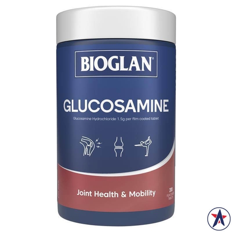 Bone and joint supplements Bioglan Glucosamine 1500mg 200 tablets