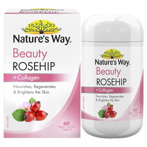 Nature's Way Beauty Rosehip & Collagen 60 Tablets