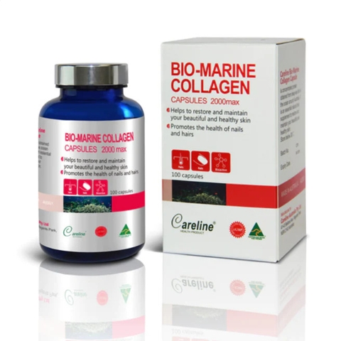 Bio Marine Collagen 2000Max Careline skin beauty pills 100 pills