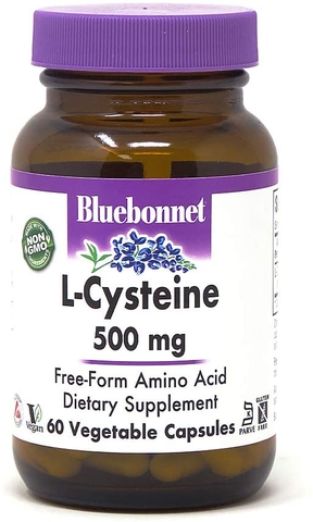 L-Cystine 500mg Bluebonnet beautiful skin, nails and hair 60 tablets