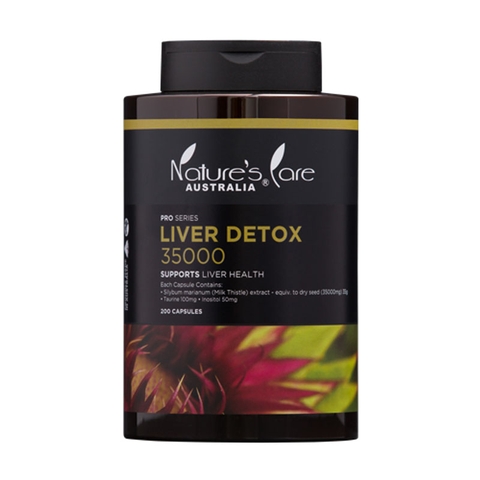 Nature's Care Liver Detox 35000mg liver detoxification 200 tablets