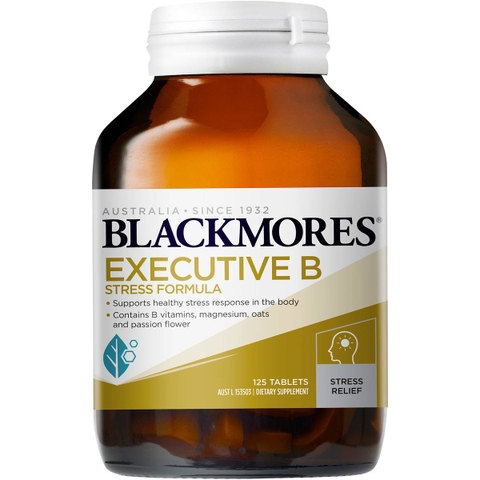 Blackmores Executive B Stress Formula stress relief 125 tablets