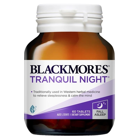 Blackmores Tranquil Night sleep support & sleep aid 60 tablets