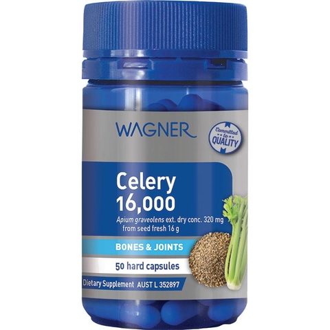 Wagner Celery 16000mg helps prevent & treat Gout 50 tablets
