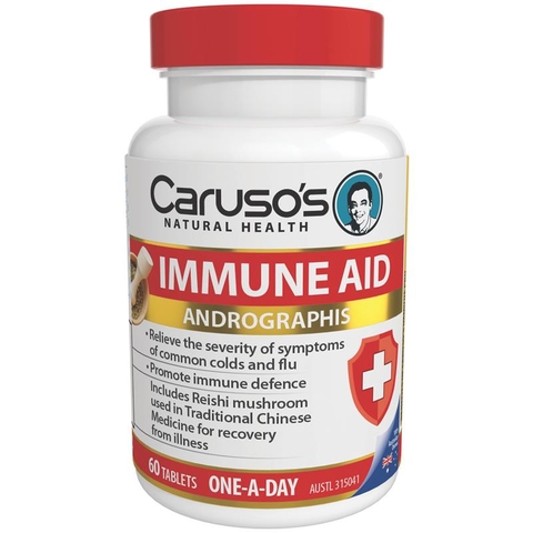 Strengthens the immune system Caruso's Immune Aid Andrographis 60 tablets