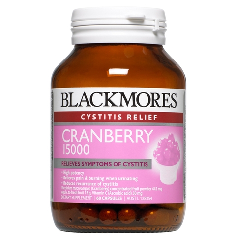 Cranberry Blackmores 15000mg urinary tract support 60 tablets