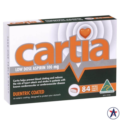 Vienna drink room prevent suddenly collapse Cartia 100mg 84 tablets