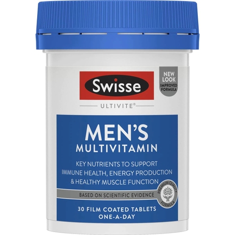 Swisse Men's Ultivite Multivitamin 30 tablets