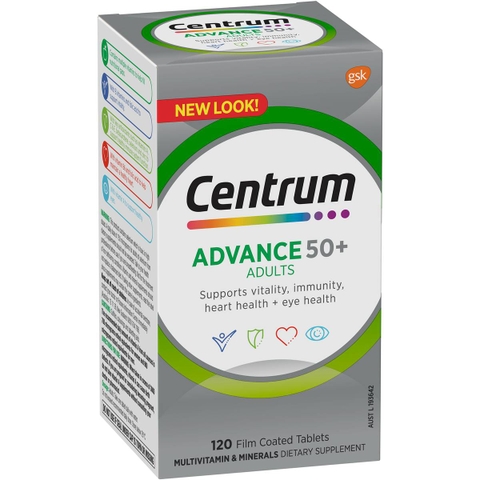 Multivitamin for people over 50 years old Centrum Advance 50+ 120 tablets