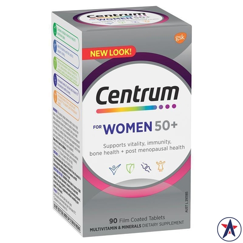 Centrum for Women 50+ multivitamin for older women 90 tablets