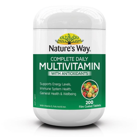 Nature's Way Complete Daily Multivitamin & Antioxidants 200 Tablets