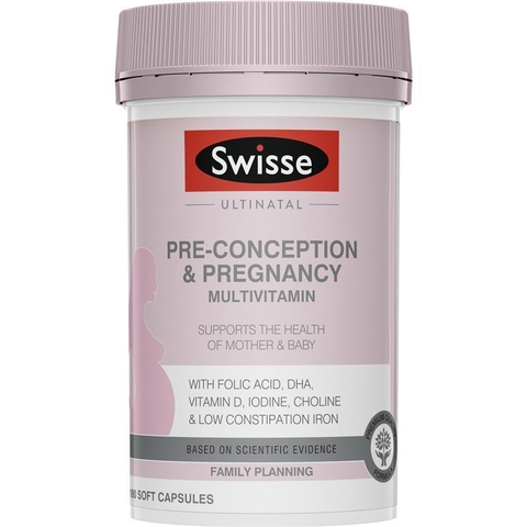 Swisse Ultinatal Pre-conception & Pregnancy for pregnant women 180 tablets