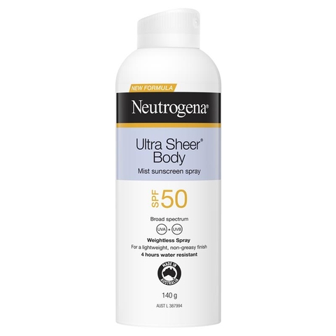 Neutrogena Ultra Sheer Body SPF 50 Sunscreen 140g