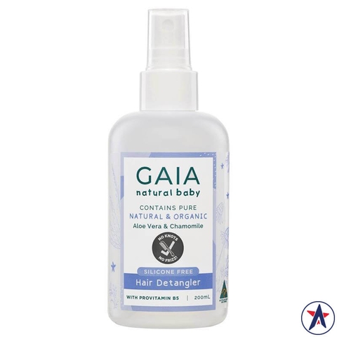 Gaia Natural Hair Detangler baby hair care and detangling spray 200ml