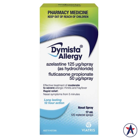 Spray inflammation nose weird response Dymista Allergy 17ml (120 counts spray )