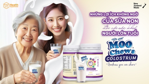 Những lợi ích không ngờ của sữa non đối với sức khoẻ người lớn tuổi