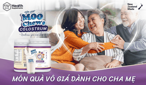 Sữa non Moo Chews Colostrum - Món quà vô giá dành cho cha mẹ
