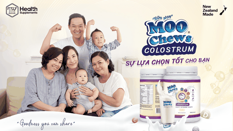  Sữa non Moo Chews Colostrum - Sự lựa chọn tốt cho bạn