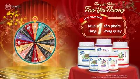 Mừng Xuân Mới - Lì Xì Sức Khỏe Cùng TY Health Supplements