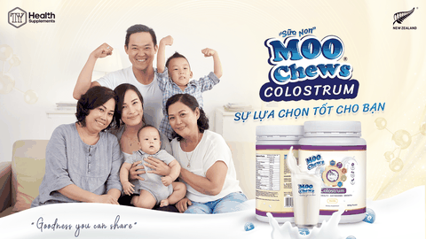 Sữa non Moo Chews Colostrum - Sự lựa chọn tốt nhất cho bạn