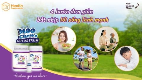 Bắt Nhịp Lối Sống Lành Mạnh Với 4 Bước Siêu Đơn Giản