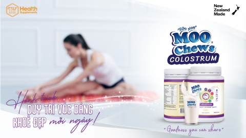 Sữa non Moo Chews và hành trình duy trì vóc dáng khoẻ đẹp mỗi ngày