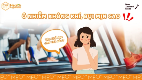 Ô nhiễm không khí, bụi mịn cao nên tập thể dục như thế nào