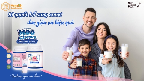 Bí quyết bổ sung canxi cho cả gia đình đơn giản, hiệu quả