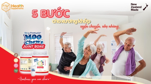 5 bước cho xương khớp uyển chuyển, nhẹ nhàng