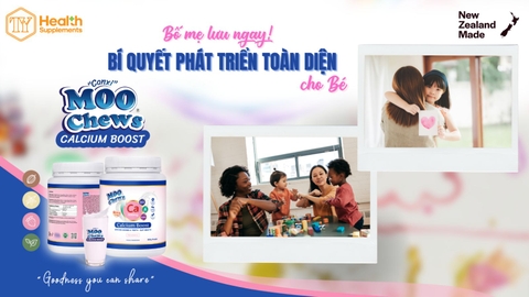 Bố mẹ lưu ngay bí quyết phát triển toàn diện cho Bé