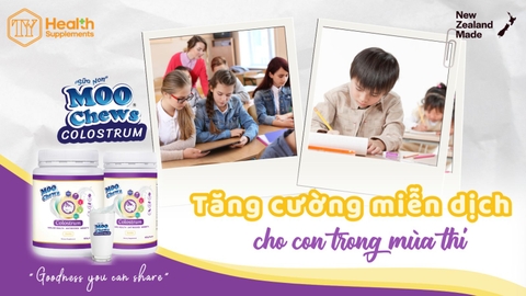 💖Tăng sức đề kháng, cho sĩ tử cùng Sữa non Moo Chews! 💖