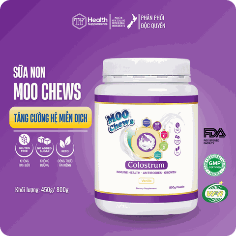 TPBVSK - Sữa non Moo Chews Vanilla Immunity Boost