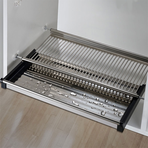 Giá bát đĩa cố định 2 tầng chữ V Inoxen BV60/70/80/90