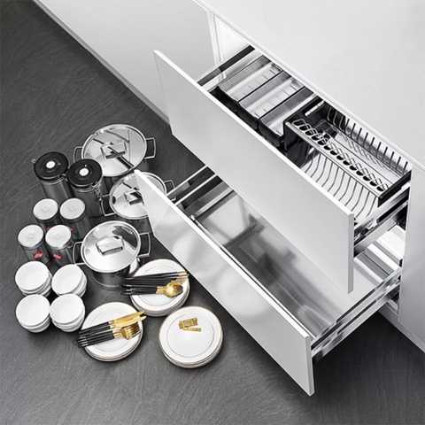 Giá bát đĩa, thìa dĩa đũa inox hộp Inoxen BH71/91