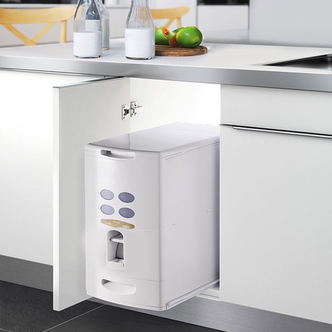 Thùng gạo âm tủ Inoxen RBA-300M/300ESM