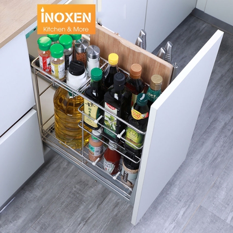 Giá dao thớt đa năng nan tròn Inoxen BT304-30/35/40