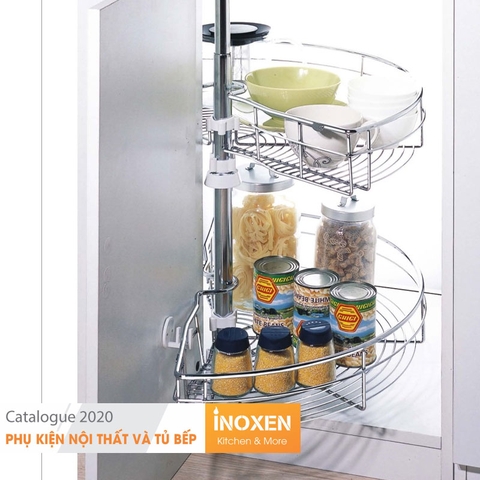 Mâm xoay góc 1/2 hình tròn Inoxen MXS304-180B