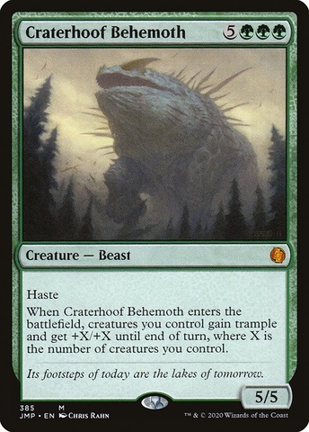 Magic: The Gathering - Jumpstart - Craterhoof Behemoth (385)