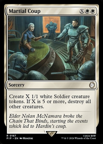 Magic: The Gathering - Fallout - Martial Coup (167)