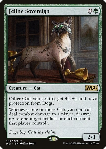 Magic: The Gathering - Core Set 2021 - Feline Sovereign (180)