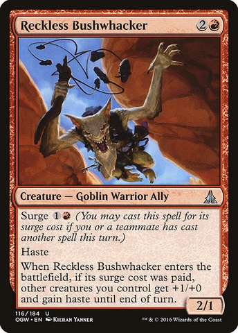 Magic: The Gathering - Oath of the Gatewatch - Reckless Bushwhacker (116)