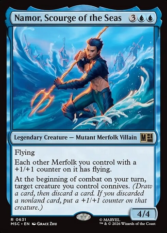 Magic: The Gathering - Marvel Super Heroes Commander - Namor, Scourge of the Seas (631)