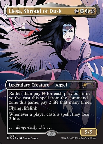 Magic: The Gathering - Secret Lair Drop - Liesa, Shroud of Dusk (1961) Foil