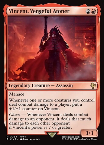 Magic: The Gathering - Final Fantasy Commander - Vincent, Vengeful Atoner (64) Foil