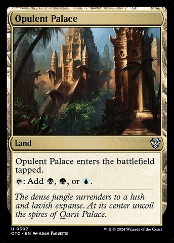 Magic: The Gathering - Outlaws of Thunder Junction Commander - Opulent Palace (307)