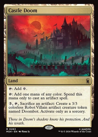 Magic: The Gathering - Marvel Super Heroes - Castle Doom (263)