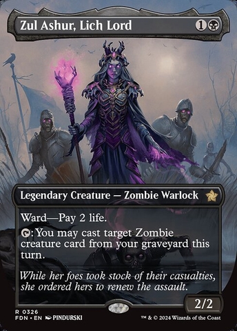Magic: The Gathering - Foundations - Zul Ashur, Lich Lord (326)
