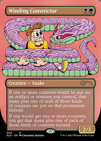 Magic: The Gathering - Secret Lair Drop - Winding Constrictor (309)