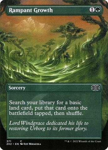 Magic: The Gathering - Double Masters 2022 - Rampant Growth (371)