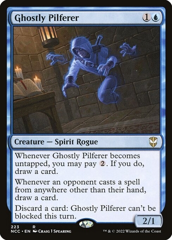 Magic: The Gathering - New Capenna Commander - Ghostly Pilferer (223)